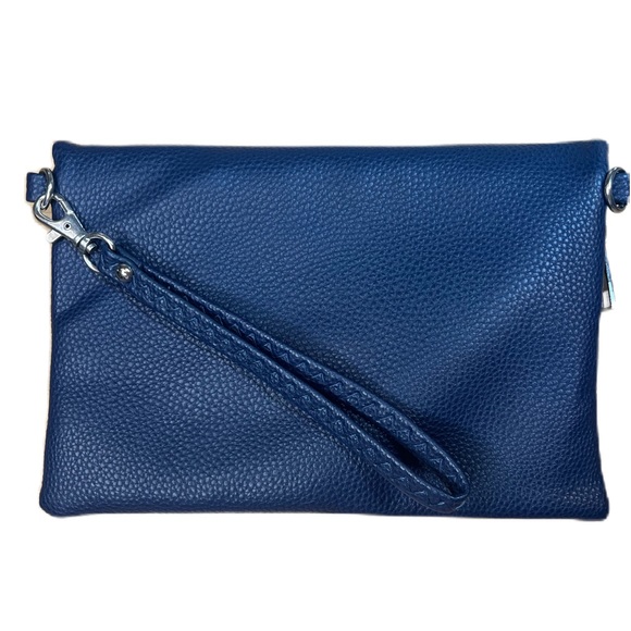 COLUMBUS BLUE JACKETS HOCKEY FOLD-OVER CLUTCH / CROSSBODY - Picture 2 of 3